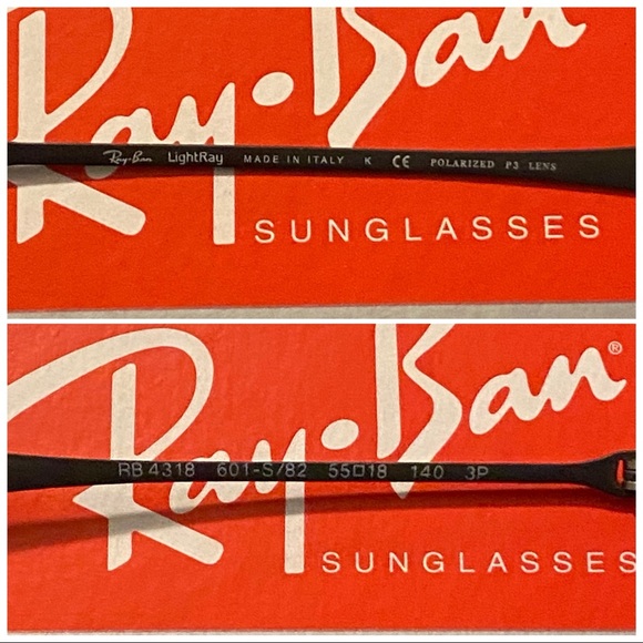 RayBan Polarized LightRay Sunglasses - Picture 7 of 9